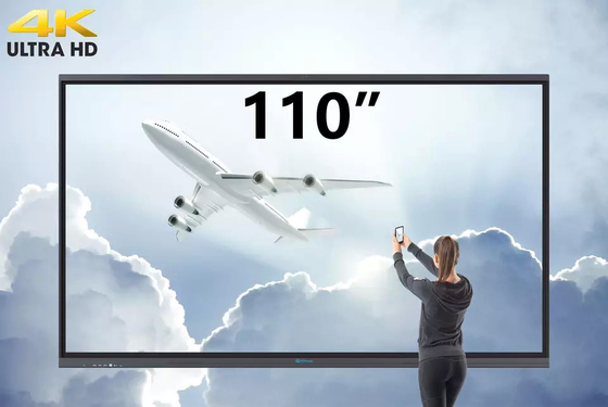 4K Display Flat Panel Touch Screen Smart Interactive Board