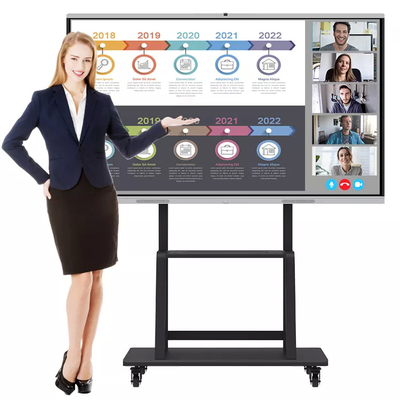 4K UHD LCD van de 98 Duim Interactief Vertoning Slim Interactief Vlak Comité