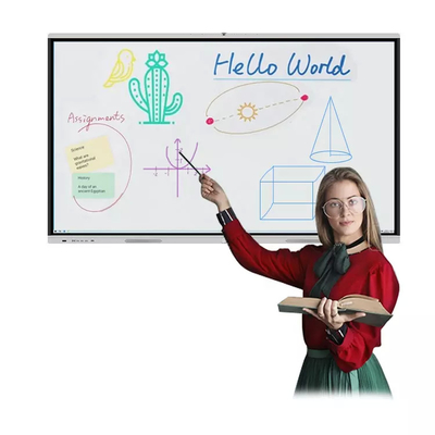 Multiaanraking 10bit 86 Duim Slimme Raad Vlakke Interactieve Whiteboard