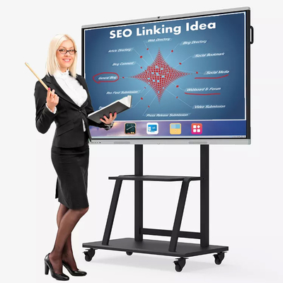 WIFI 2.4GHz 5GHz 110 Duim Slimme Raad Digitale Interactieve Whiteboard